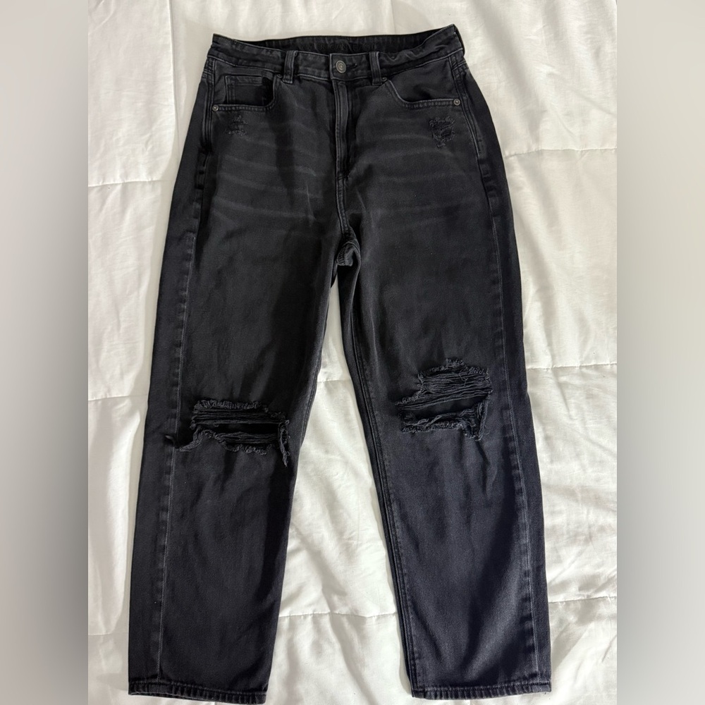 American Eagle Mom, straight Jean